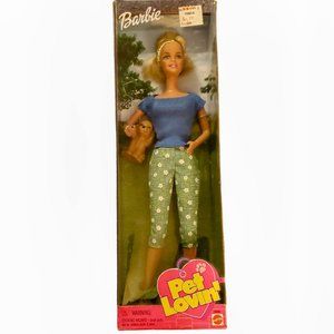 NWT- Pet Lovin' Barbie Doll 1999 Mattel 28880 New in Box